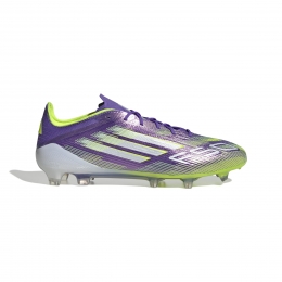 adidasF50EliteGrasVoetbalschoenenFGPaarsWitNeongeel