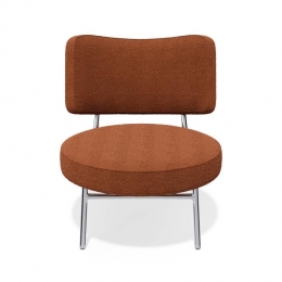 Loungefauteuilinterracottaterracottastof