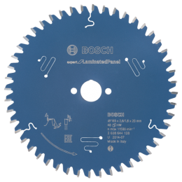 Bosch2608644128ExpertCirkelzaagblad-165X20X48T-GemelamineerdePlaat-Carbide