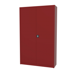 Archiefkastdraaideurkast-4legborden-1950x1200mm-AKP10101VuurroodRAL3000