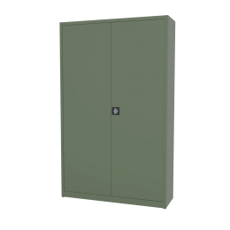 Archiefkastdraaideurkast-4legborden-1950x1200mm-AKP10101Smaragdgroen