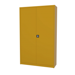 Archiefkastdraaideurkast-4legborden-1950x1200mm-AKP10101VerkeersgeelRAL1023