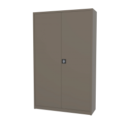 Archiefkastdraaideurkast-4legborden-1950x1200mm-AKP10101Kwartsbruin