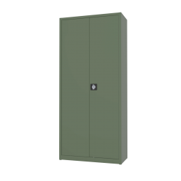 Archiefkastdraaideurkast-4legborden-1800x800mm-AKP10801Smaragdgroen