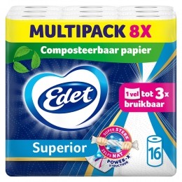 8xEdetSuperiorKeukenpapier2stuks