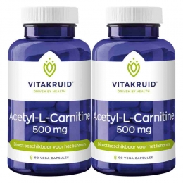 GratisVerzending2xVitakruidAcetylL-Carnitine90vegacapsules