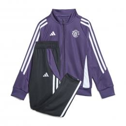 adidasManchesterUnitedTrainingspakFull-Zip2025-2026PeutersKleutersPaarsZwartWit