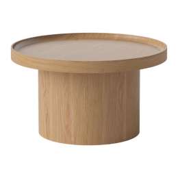 BoliaPlateauBijzettafel-H34x61cm-GelaktEiken