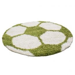 KindervloerkleedSoccerrondAyyildiz
