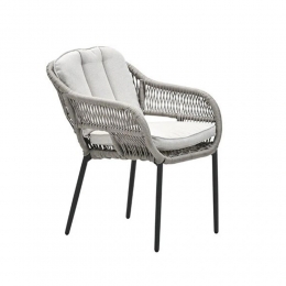 PescaraDiningTuinstoelCarbonBlackDesertSandGardenImpressions-Gardenimpressions