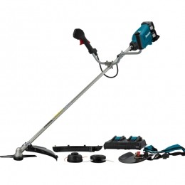 MakitaDUR369APT236V2x18VLi-IonAccuGrastrimmerBosmaaierSet2x50AhAccu-U-greep-Koolborstelloos