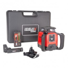Levelfix650HbRoterendeLaserSetInclOntvangerInKoffer-Rood-600m-IP66