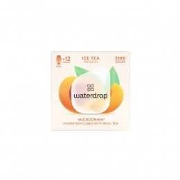 3xWaterdropMicrodrinkHydratatieblokjesIceTeaPeach12stuks