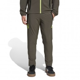adidasRealMadridVisTechTrainingsbroekKidsGrijsLichtgroen