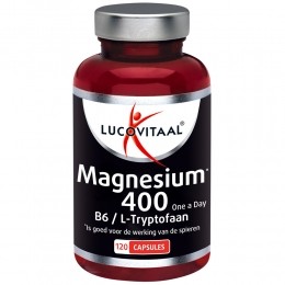 GratisVerzending3xLucovitaalMagnesium400metl-tryptofaan120capsules