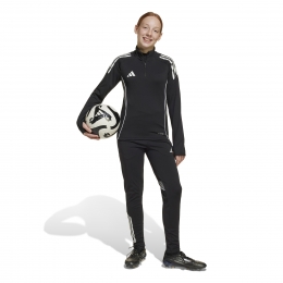 adidasTiro25CompetitionTrainingspak14-ZipKidsZwartWitGrijs