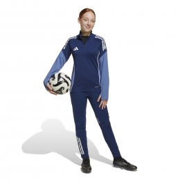 adidasTiro25CompetitionTrainingspak14-ZipKidsDonkerblauwWit