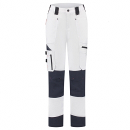 Workman90041STRETCHWorkerWerkbroekP2SDames-WitNavy-Maat403131
