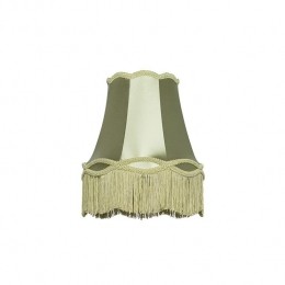 QAZQAStoffenlampenkapgroen30cm-Granny