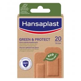 2xHansaplastPleistersGreenenProtect20stuks