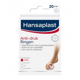 2xHansaplastAnti-drukringenvoorLikdoorns20stuks