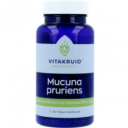 GratisVerzendingVitakruidMucunaPruriens400mg60vegacapsules