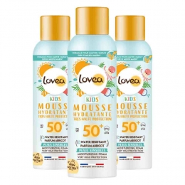 3xLoveaSunZonnebrandKidsMousseVeryHighProtectionSPF50150ml