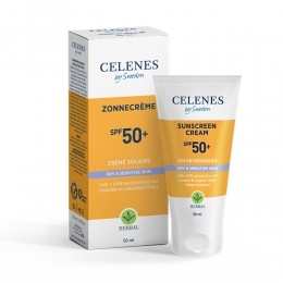 CelenesHerbalZonnebrandcremeSPF50GevoeligeenDrogeHuid50ml