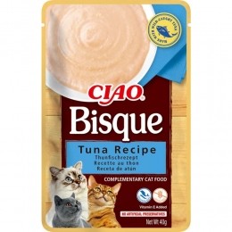 12xCiaoBisquePureeKattensnackTuna40gr