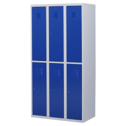 Lockerkast6deurs3delig-smal-LKP-207
