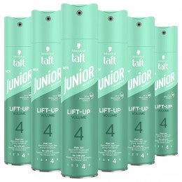 6xTaftJuniorHairsprayUltraLift-UpVolume250ml