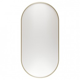 SpiegelHacekaDecoOvaal80x40cmGeborsteldGoud