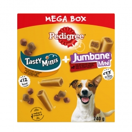 PedigreeMegaboxHondensnacksTastyMinisJumbone740gr