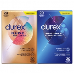 Durex-NudeNoLatexCondooms20stuksClassicNaturalCondooms20stuks-Pakket