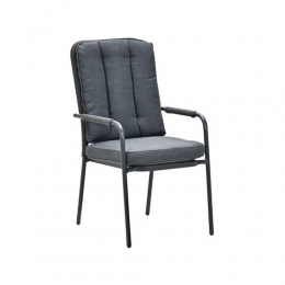 VeniceDiningTuinstoelCarbonBlackMysticGreyGardenImpressions-Gardenimpressions