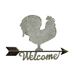 WandobjectKipWelcome-48x30cmBuitengewoondeBoet-Buitengewoondeboet