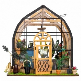 Miniatuurbouwpakkettuinhuisje