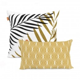 Setvan2kussenhoezenFoliageBlanc