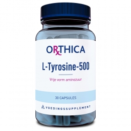 GratisVerzendingOrthicaL-Tyrosine-50030capsules