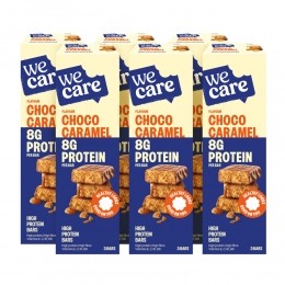 6xWeCareHighproteinBarsChocoCaramel81gr