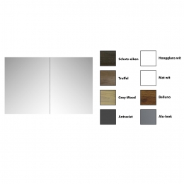 SpiegelkastSanicareQlassics60cm1DeurSchots-EikenLAATSTEITEM