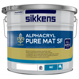 SikkensAlphacrylPureMatSF-OpKleurGemengd-10L