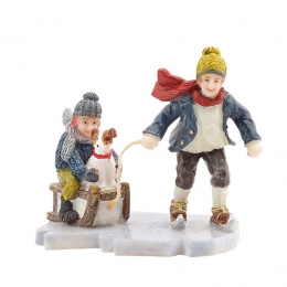 KerstfiguurIceskatingwithfriendLuville-Luville