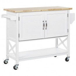 Beliani-MELE-Keukentrolley-Wit-MDF