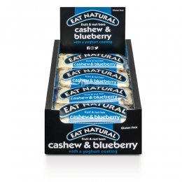 12xEatnaturalFruitNotenBarYoghurtlaagjeCashewBlueberry12x45gr