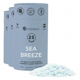 3xCosmeauGeurbooster25WasbeurtenZeebries250gr