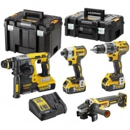 DeWALTDCK422P3T18VLi-ionXRAccu4-deligeCombiset3x50AhIn2TSTAKKoffers