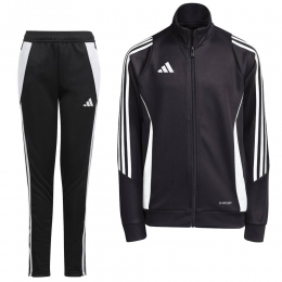 adidasTiro24TrainingspakKidsZwartWit