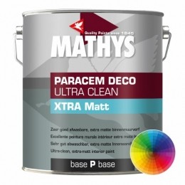 MathysParacemDecoUltraCleanXtraMat-OpKleurGemengd-10L