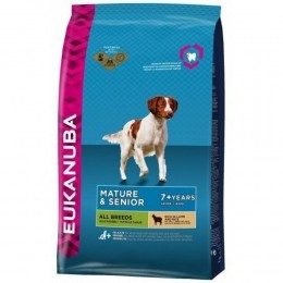 EukanubaMature-SeniorHondenvoerLam-Rijst12kg
